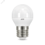 Лампа светодиодная LED 7 Вт 550 лм 4100К AC150-265В E27 шар P45 нейтральный шаговое диммирование выключателем Black Gauss 105102207-S