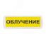 Оповещатель охранно-пожарный световой SLT Т 24 Облучение (жёлтый фон)
