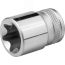 Торцовая головка ''INDUSTRIE QUALITAT'', Cr-V, внешний TORX, хромосатинированная, 1/2'', Е 20 KRAFTOOL 27810-20_z01