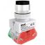 Кнопка ABLFP 22мм черная 220В ВK-22 SE (Dekraft) 25018DEK