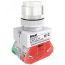 Кнопка ABLFP 22мм белая 220В ВK-22 SE (Dekraft) 25017DEK
