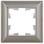 BRITE Рамка 1-местная РУ-1-Бр металл хром/никель IEK
