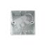 Настенная коробка 80*80*45мм Hyperline 16288