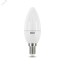 Лампа светодиодная LED 12 Вт 880 лм 3000К AC180-240В E14 свеча теплая  Elementary Gauss Gauss 33112