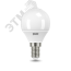 Лампа светодиодная LED 12 Вт 950 лм 6500К AC180-240В E14 шар P45 холодная Elementary Gauss 53132