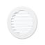 Решетка вентиляционная круглая D196 вытяжная, из ABS пластика, с фланцем D160 ERA 16РК