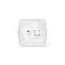 Розетка компьютерная RJ45 скрытая Маргарита белая Универсал М0035