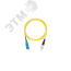 Шнур оптический переходной SM 9/125 OS2 SC/UPC-FC/UPC одинарный LSZH 2мм NIKOMAX/NIKOLAN NMF-PC1S2C2-SCU-FCU-001