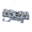 Клемма с 4 конт. push-in 4 кв.мм OptiClip СP-4-QUATTRO-(0,2-4)-I-серый КЭАЗ 331850