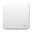 Выключатель одноклавишный наружный BLANCA (cх.1) с металлической пластиной, 6а, 250в, белый SE (Systeme) BLNVA061021
