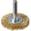 Щетка дисковая для дрели, витая латунированная стальная проволока 0,3мм, 38мм ''Профессионал''. ЗУБР 3520-038_z02