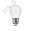 Лампа светодиодная филаментная LED 5 Вт 420 лм 2700К AC150-265В E27 шар P45 теплая матовая колба Black Filament Gauss 105202105