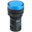 Лампа AD22DS(LED)матрица d=22мм синий 12В AC/DC IEK