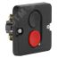 Пост управления ПКЕ 612 У3, 10А, 660В, чёрный и красный цилиндр, в нишу, IP40 Электротехник ET523349