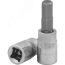 Насадка торцевая 1/4''DR с вставкой-битой шестигранной, H6, 37 мм Jonnesway S09H206