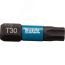 Насадка бита Impact Black T30, 25 мм, C-form, 2 шт. Makita B-63694