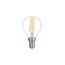 Лампа сетодиодная декоративная LED 6w E14 4000K шар прозрачный филамент 230/50 JazzWay 5021037