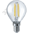 Лампа светодиодная LED 4вт Е14 теплый шар FILAMENT Navigator Group 71309
