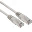 Патч-корд FTP категория 6 LSZH, длина 1 метр, экранированный, серый, REXANT 18-8102-1