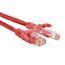 Патч-корд U/UTP категория 5е LSZH 0.15м красный Hyperline 229919