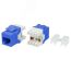 Вставка Keystone Jack RJ-45(8P8C) категория 5e синяя Hyperline KJ8-8P8C-C5e-180-BL
