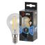 Лампа светодиодная филаментная F-LED P45-7W-840-E14 (филамент, шар, 7Вт, нейтр, E14 (10/100/3000) ЭРА Б0027947