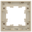 BRITE Рамка 1-местная РУ-1-Бр бежевый рифленый IEK