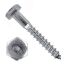 Шуруп DIN571 10х100 сантехнический оцинкованный 4шт Крепдил 5322168-4