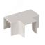 Угол T-образный (25х25) (4 шт) Plast Белый EKF tchw-25-25x4