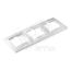 Рамка 3 поста Севиль горизонтальная белая Универсал C0045