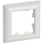 BRITE Рамка 1-местная РУ-1-Бр белый/белый IEK