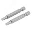 Набор вставок (бит) торцевых 1/4'', Slotted, 4х0,5 мм, 50 мм, 2 предмета Tolsen TT20302