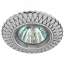 Светильник штампованный MR16 12V/220V 50W белый/хром (100/2800)ST4 CH/WH /1 ЭРА Б0046900