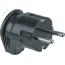 Вилка Navigator 61 363 NCA-PL04-16A-E-BL угловая с заземлением черная Navigator Group 61363
