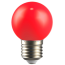 Лампа светодиодная декоративная G45 шар 1Вт 230В красный E27 IEK