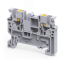 Клемма проходная 2,5 кв.мм push-in OptiClip CP-2,5-I-24A-(0,2-2,5)-серый КЭАЗ 331838
