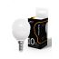 Лампа светодиодная LED 10Вт шар 220В Е14 4000К белый 800 лм КОСМОС Sup_LED10wGL45E1440