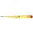 Отвертка индикаторная, желтая ручка 100 - 500 В, 140 мм КУРС 56501