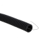 Труба гофр. ПВХ с протяжкой d25 мм (50 м) черная -Plast EKF tg-z-25-50-black