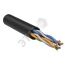 Кабель витая пара U/UTP кат.5E 100МГц 4 пары LDPE OUTDOOR 1м черный GENERICA Generica BC3-C5E04-139-305-G