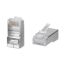 Коннектор RJ-45 под витую пару быстрой установки кат.6 экранированный Cabeus 8P8C-SH-C6-FC