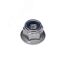 DIN 6926 (EN 1663) Гайка М8 10 ZN шестигранная    самоконтрящаяся с фланцем и нейлоновой вставкой   оцинкованная ПроТек ГМ810Ц6926