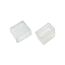 UCW-N22 CLEAR 025 POLYBAG Изолирующий зажим (заглушка) для светодиодных лент ULS-N22 RGB NEON 220В, 8x16мм. Цвет прозрачный, 25 штук в пакете. TM . Uniel UL-00005797