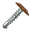 Саморез ПШС Daxmer М 4,2х16 (500 шт) Темный дуб Руфкомплект 346324