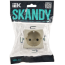 SKANDY Розетка с заземлением с защитными шторками 16А безвинтовое крепление SK-R06B бежевый IEK