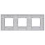 SKANDY Рамка 3-местная SK-F03Gr серый IEK