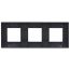 SKANDY Рамка 3-местная SK-F03G графит IEK