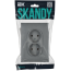 SKANDY Розетка 2-местная без заземления без защитных шторок 10А в сборе SK-R10Gr серый IEK