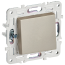 SKANDY Выключатель 1-клавишный проходной 10А SK-V02Sh шампань IEK