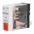 Реле миниатюрное промышленное, 1CO, ком. ток 12А, AgSnO2, напряжение 24V AC, опция: тест-кнопка+светодиод